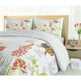 thumbnail image 5 of Ambesonne Honey Bee Duvet Cover Set, Flourishing Botany View, 2-Calking, Apple Green Vermilion, 5 of 7