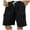Black^, variant on Jjayotai Mens George Shorts, Men Fashion Solid Color Loose Comfortable Drawstring Cargo Shorts, Shorts Men