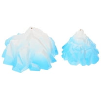 GAXIRE 2Pcs Plastic Aquarium Ice Mountains Fish Tank Ornament for Realistic Landscaping Decor