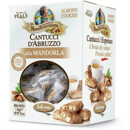Almond Fat Free Biscotti - Nonna Annunziata Cantuccini D'Abruzzo Almond Biscotti (35.3 ounce Box)