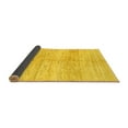 thumbnail image 2 of Ahgly Company Indoor Rectangle Solid Yellow Modern Area Rugs, 7' x 10', 2 of 4