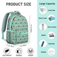 thumbnail image 6 of Whimsical Badger Print Backpack - Lightweight Waterproof School Bag, Stylish Laptop Backpack for Teens, Trendy Gift for Students & Young Adults, 6 of 6