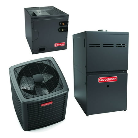 Goodman 2 Ton 17.2 SEER2 R-32 80,000 Btu 80% Afue Two-Stage Ultra Low-NOx Variable Speed Gas System (For Sale in California AQMD's Only) |GLZT7CA2410-CAPTA3626C3-GMVS800805CU