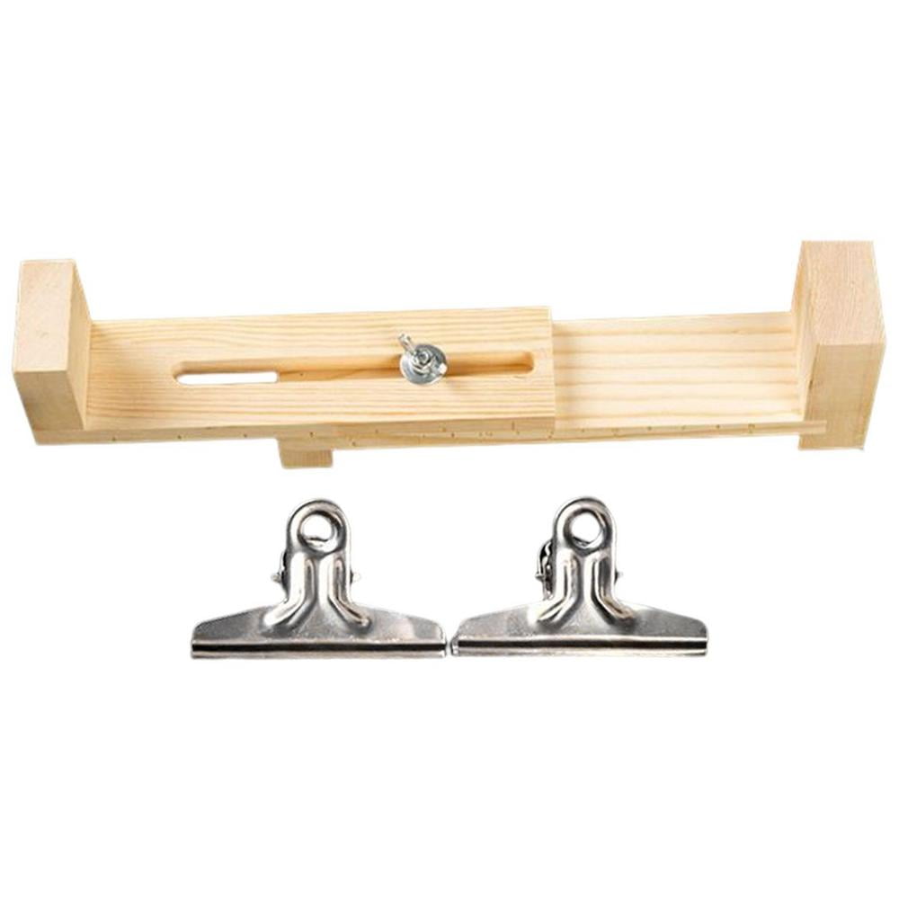 Tohuu Paracord Jig Wooden Paracord Bracelets Kit with 2 Clips Weaving