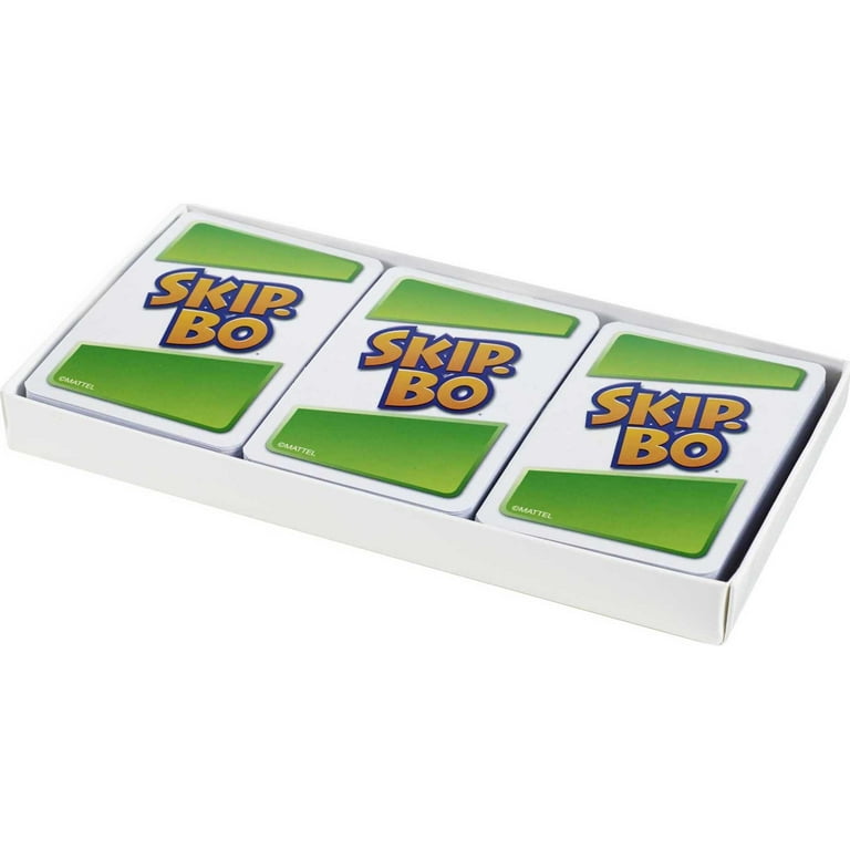 Mattel Games Skip-Bo Masters Card Game for Family, Travel and  Game Night, 2 to 6 Players : Toys & Games