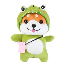 EUBUY Cute Plush Dog Pillow Animal Doll Super Soft Stuffed Toy Sleeping Soft Pillow Children Gift Green