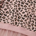 thumbnail image 3 of WOYY Toddler Girls Leopard Sweatshirt Dress Casual Crewneck Pullover Long Sleeve Top, 3 of 5