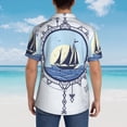 thumbnail image 6 of Bixox Men's Hawaiian Shirts Men's Not All Who Wander Are Lost2 Print Short-Sleeve Shirt-Medium, 6 of 8