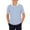 A75 Light Blue, variant on CONZONE Children Boys T Shirt Short Sleeve Lapel Solid Color Summer Fashion Comfort Tee Black Size 5-6 Years