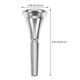 thumbnail image 4 of French Horn Mouthpiece Horn Replacement Mouthpiece Copper Alloy Horn Mouthpiece, 4 of 10