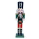 thumbnail image 2 of Escultura de soldado cascanueces para decoración navideña, recuerdo de fiesta Verde, 2 of 7