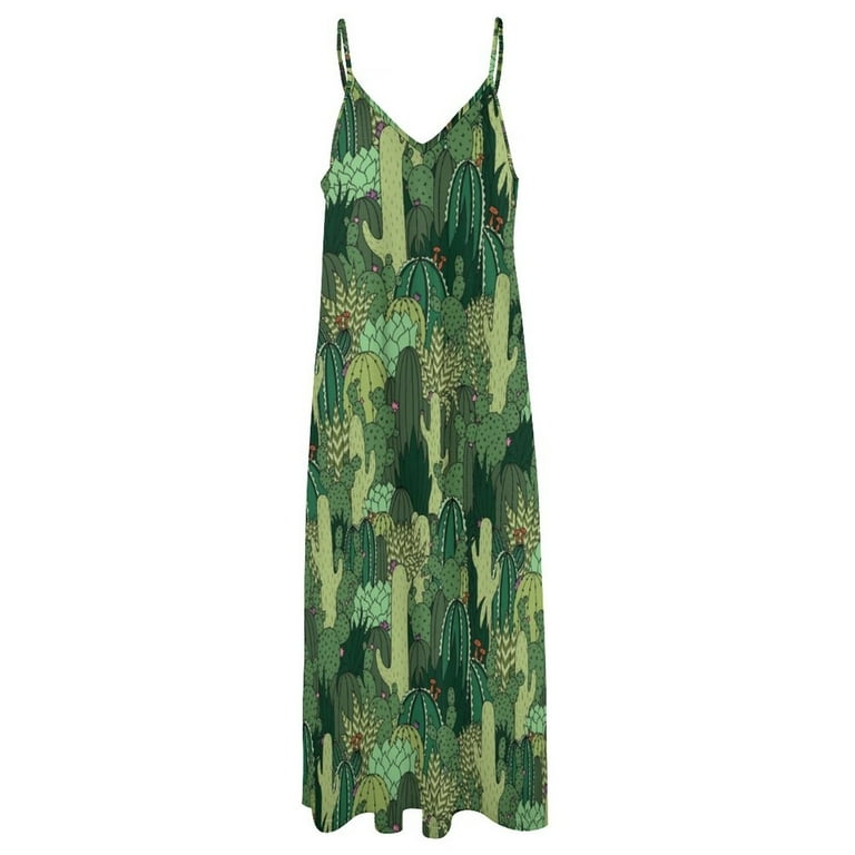 Cactus Pattern Sleeveless Dress dress summer women dresses summer - Walmart.com Cactus Pattern Sleeveless Dress dress summer women dresses summer - Walmart.com