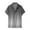Gray, variant on JWZUY Men's Classic Relaxed Gradient Striped Short Sleeve Lapel Collar Button Down Blouse Shirts Casual Tops Yellow XL