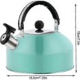 thumbnail image 4 of 2.0l Whistling Kettle Polished Quality Stainless Steel 2.0 Litres Camping Kettle, 4 of 5