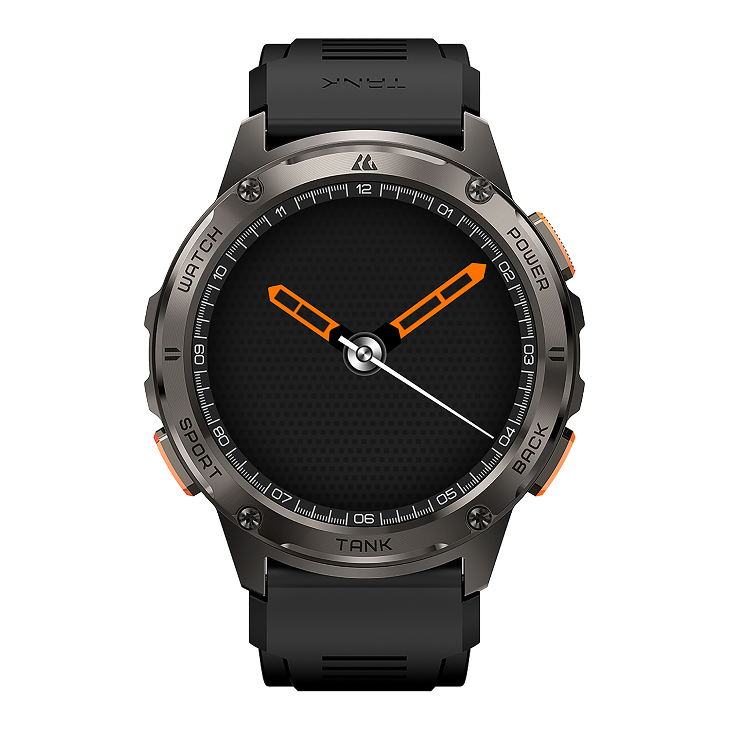 KOSPET TANK T3 1.43-In. AMOLED Smartwatch with Silicone Band (Black), P-T004-B