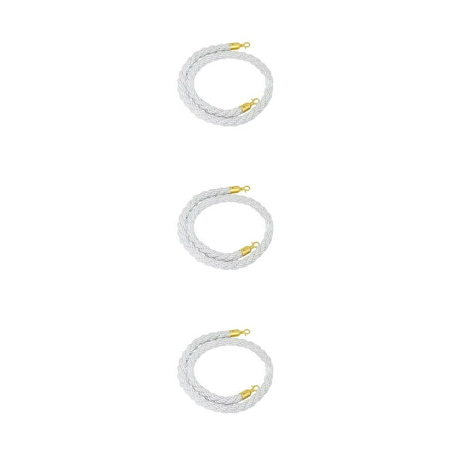 Baohd Cloth Effective Protection Rope Crowd Control Barrier For Efficiently Managing Crowds And Ensuring white W05-6 3Set