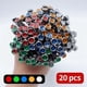 thumbnail image 2 of 20Pcs 6mm Metal LED Warning Indicator Light Signal Lamp Pilot Onboard Display Lights with Wire 3V Red, 2 of 5