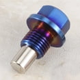 thumbnail image 3 of Tapón De Drenaje Del Cárter De Aceite Magnético De aleación De Aluminio Para Protección Del Motor Universal Azul, 3 of 7