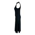 thumbnail image 2 of Vestido Midi George para Mujer, Cuello Alto Negro Talla Ch, 2 of 4