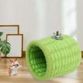thumbnail image 4 of Suave invierno cálido de pájaro Colgando Cama de juguete Suministros de Hamster Cave Budgie Espesar para Lovebird Animal Per tornillo verde Colco Cama Hamaca Loro, 4 of 7