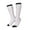 2 Black-1, variant on Women Crew Soft Moisture-wicking Socks Rabbit Eating Pattern Design Cotton Socks, One Size fit All