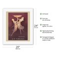 thumbnail image 2 of De St. Marceaux - French Champagne - Vintage Advertising Poster by Erik c.1935 - Fine Art Rolled Canvas Print 16in x 20in, 2 of 4