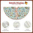 thumbnail image 3 of Sikiie Tribal Animals Christmas Tree Skirt, Christmas Tree Decorations, Christmas Decor, Tree Mat Decoration(30-48IN)-48", 3 of 6