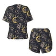 thumbnail image 2 of Sigee Snake Sleep for Sleepwear Casual Pjs with Pockets Women's Pajamas Sets Shorts 2 Piece Short Sleeve Lounge Sets 3X-Large, 2 of 9