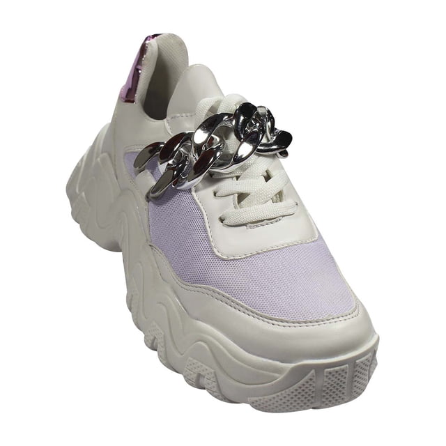TENIS PLATAFORMA LEON MUJER BLANCO SINTETICO 537 LEON 537p
