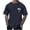 Navy T-Shirt, variant on Dagegui Big & Tall Men's Crew Neck Short Sleeve T-Shirt Casual Loose Fit Tops Palm Tree Graphic Tee Lightweight Hawaiian Vacation Travel T Shirts Black S