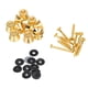 thumbnail image 1 of Botones de correa Candados de guitarra Candados de correa Mushrooms Heads Gold 100PCS JShteea  El nuevo, 1 of 3