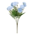 thumbnail image 3 of Verdsylv Artificial Flower Bouquet - Lifelike Hydrangea for Home Decor - No Water, No Wilt - Perfect for Living Room, Wedding & Gift - 6 Colors, European High Grade, Blue, 3 of 9