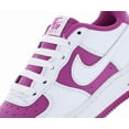 thumbnail image 2 of Big Kid's Nike Air Force 1 BG White/Hot Fuchsia (HV0938 100) - 5.5, 2 of 3