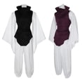 thumbnail image 4 of Disfraz de Anime Jujutsu JJK Manga Choso, disfraz de Kaisen Choso Cos, Top, chaleco, pantalones, uniforme Borgoña, traje de Halloween para mujeres y hombres, 4 of 5