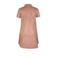 thumbnail image 3 of Vestido corto de gamuza André Badi Libena rosa Chica 20-2739, 3 of 5