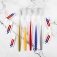 thumbnail image 3 of Travel Toothbrush and Toothpaste Kit,Travel Toothbrushes,50 Packs Travel Toothbrush Set Camping Hotel Disposable Toothbrushes with Mini Toothpaste Kit(5 Colors), 3 of 8