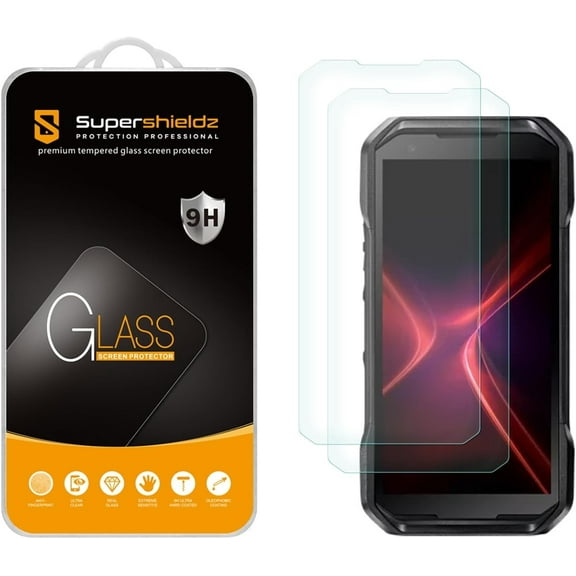 (2 Pack) Supershieldz Designed for Kyocera (DuraForce Pro 3) Tempered Glass Screen Protector, Anti Scratch, Bubble Free