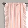 thumbnail image 2 of Lush Decor Reyna - Panel para Ventana (2 Unidades), Color Blanco, Rosado Blush, 63" x 54", 1, 2 of 16