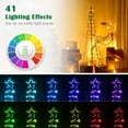 thumbnail image 4 of Yescom 5Ft Cone Christmas Tree with Light 26 Modes 240 LED Light Bluetooth APP Control Indoor Outdoor Festival Decoration, 4 of 9
