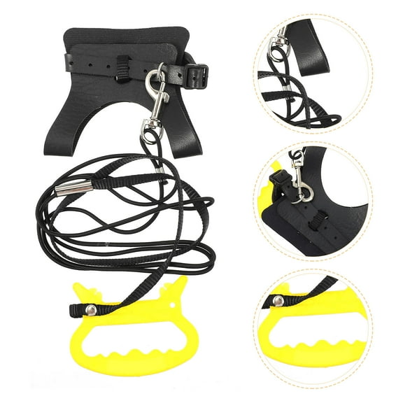 STOBOK Parakeet Harness for Outdoor Use Vest Black 1 Set
