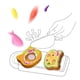 thumbnail image 3 of Kitchen Toys Plastic Pretend Food Playset Fruits Vegetables Toys for Children Kids Blue, 3 of 3