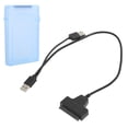 thumbnail image 4 of Hard Disk Cable, ABS  Box  Compatibility With LED Status Indicator For 2.5in  HDD SSD White,Gray,Blue,Red,Green, 4 of 8
