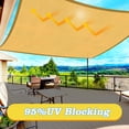 thumbnail image 3 of Shade Sail HappyTrends, arena resistente a los rayos UV, 3,7 x 4,9 m, 3 of 7