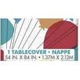 thumbnail image 3 of Multicolor Birthday Rectangular Plastic Table Cover, 3 of 3