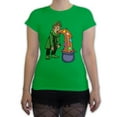 thumbnail image 2 of Function St. Patrick's Day Puking Leprechaun Women's T-Shirt, 2 of 2