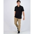 thumbnail image 5 of Real Essentials 3 Pack: Men's Quick-Dry Short Sleeve Athletic Performance Polo Shirt (Available In Big & Tall), 5 of 5