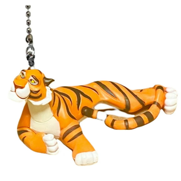 Rajah PVC Fan Lamp Light Pull Chain Figure Tiger Aladdin Jasmine Pet Charm New