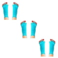 thumbnail image 1 of Wosthever 1 Pair 5 Toe Socks Overlapping Color Comfortable Breathable Dressing Solid Separation Relaxing Hosiery Type1 NO1 Wosthever CBP096052, 1 of 6