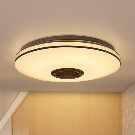 

LED Music Ceiling Light Speaker 36W Dimmable RGB Light+Remote+App Ctrl