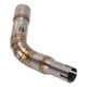 thumbnail image 3 of Tubo De Enlace Medio, Tubo De Escape Medio De Metal Fuerte De Alta Precisión Anticolisión Para Reacondicionamiento De Motocicletas, 3 of 7